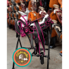 Montura para Caballo de Cuero Recuperado Cola de Pato