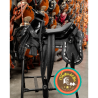 Montura para Caballo Cola de Pato de Lona con Cantinas
