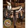 Montura para Caballo Redonda de Lona con Cantinas