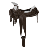Montura para Caballo de Vaqueta Sencilla Cola de Pato