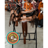 Montura para Caballo de Vaqueta Sencilla Cola de Pato