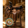 Montura para Caballo de Vaqueta Sencilla Cola de Pato