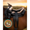 Montura para Caballo de Vaqueta Sencilla Cola de Pato