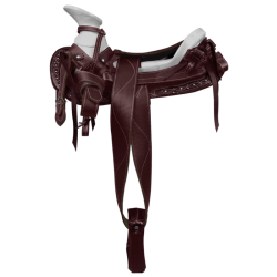 Montura para Caballo de Vaqueta Sencilla Cola de Pato
