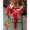 Montura para Caballo de Vaqueta Sencilla Cola de Pato