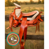 Montura para Caballo de Vaqueta Sencilla Cola de Pato