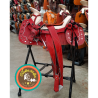 Montura para Caballo Redonda de Vaqueta Sencilla