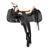 Montura para Caballo Redonda de Vaqueta Sencilla