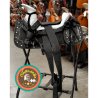 Montura para Caballo Redonda de Vaqueta Sencilla