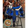 Montura para Caballo Cuadrada de Lona con Cantinas