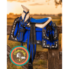 Montura para Caballo Cuadrada de Lona con Cantinas