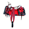 Montura para Caballo Cuadrada de Lona con Cantinas