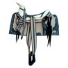 Montura para Caballo Cuadrada de Lona con Cantinas