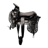 Montura para Caballo Cola de Pato de Vaqueta Sencilla