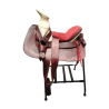 Montura para Caballo Redonda de Piel con Asiento Ortopédico