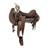 Montura para Caballo de Vaqueta Cola de Pato con Asiento