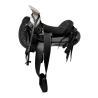 Montura para Caballo de Vaqueta Cola de Pato con Asiento