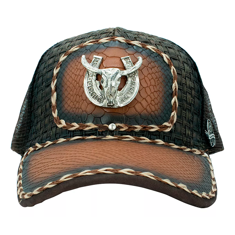 Gorra vaquera grabado exótico cachucha charra